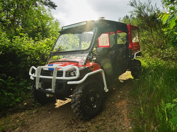 PAT voertuig in het bos