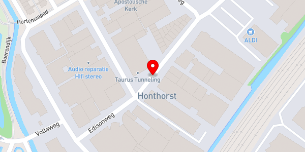 Kaartweergave met markering van de plaats van het incident.
