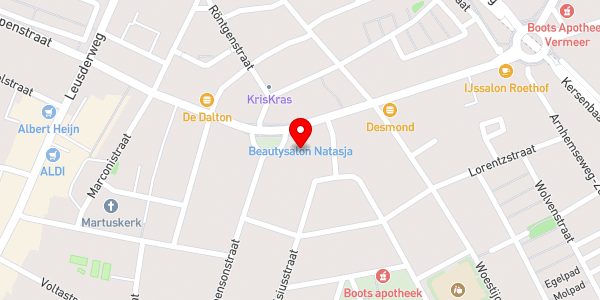 Kaartweergave met markering van de plaats van het incident.