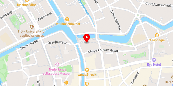 Kaartweergave met markering van de plaats van het incident.
