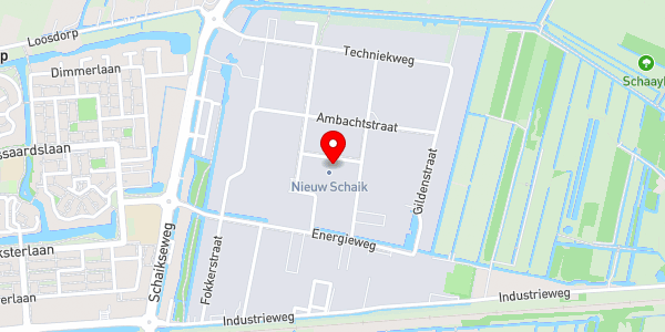 Kaartweergave met markering van de plaats van het incident.