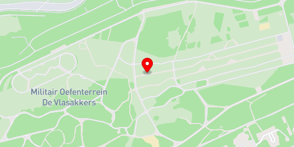 Kaartweergave met markering van de plaats van het incident.