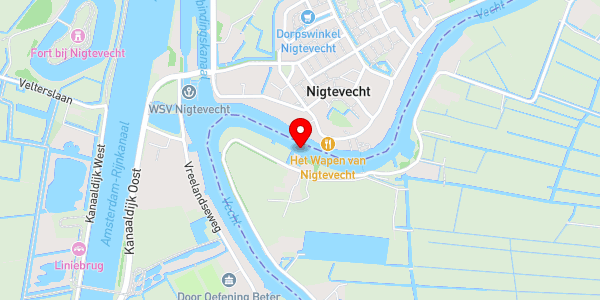 Kaartweergave met markering van de plaats van het incident.