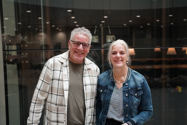 Foto van een man en een vrouw genaamd Fred en Charlotte, decoratief