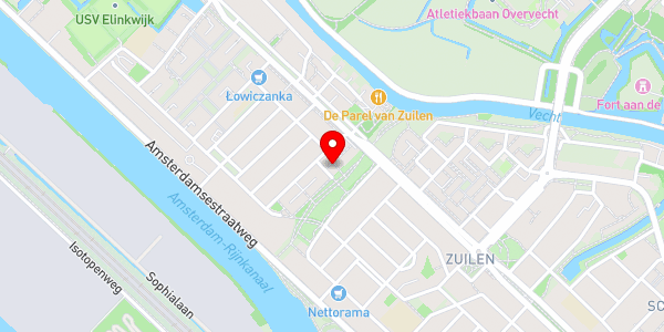 Kaartweergave met markering van de plaats van het incident.