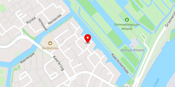 Kaartweergave met markering van de plaats van het incident.