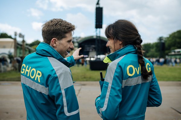 Collega's van de GHOR overleggen