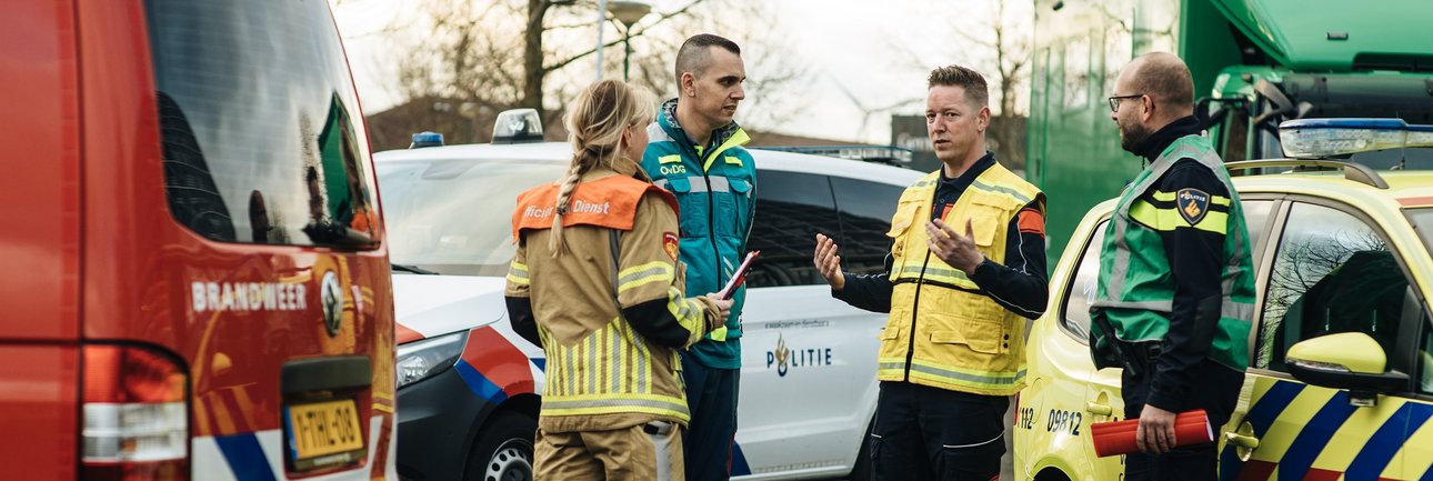 COPI en kofferbakoverleg met GHOR, brandweer en politie